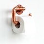 Hanah Home Cop003 Gancho de Tubo de Cobre en Oro Rosa